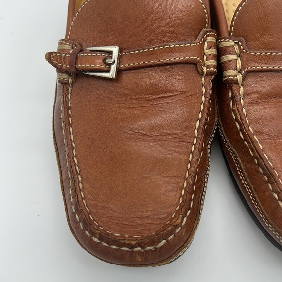 Cole Haan Country Womens Mules Slides Driving Mocs Sz 6B Saddle Leather - Picture 5 of 12